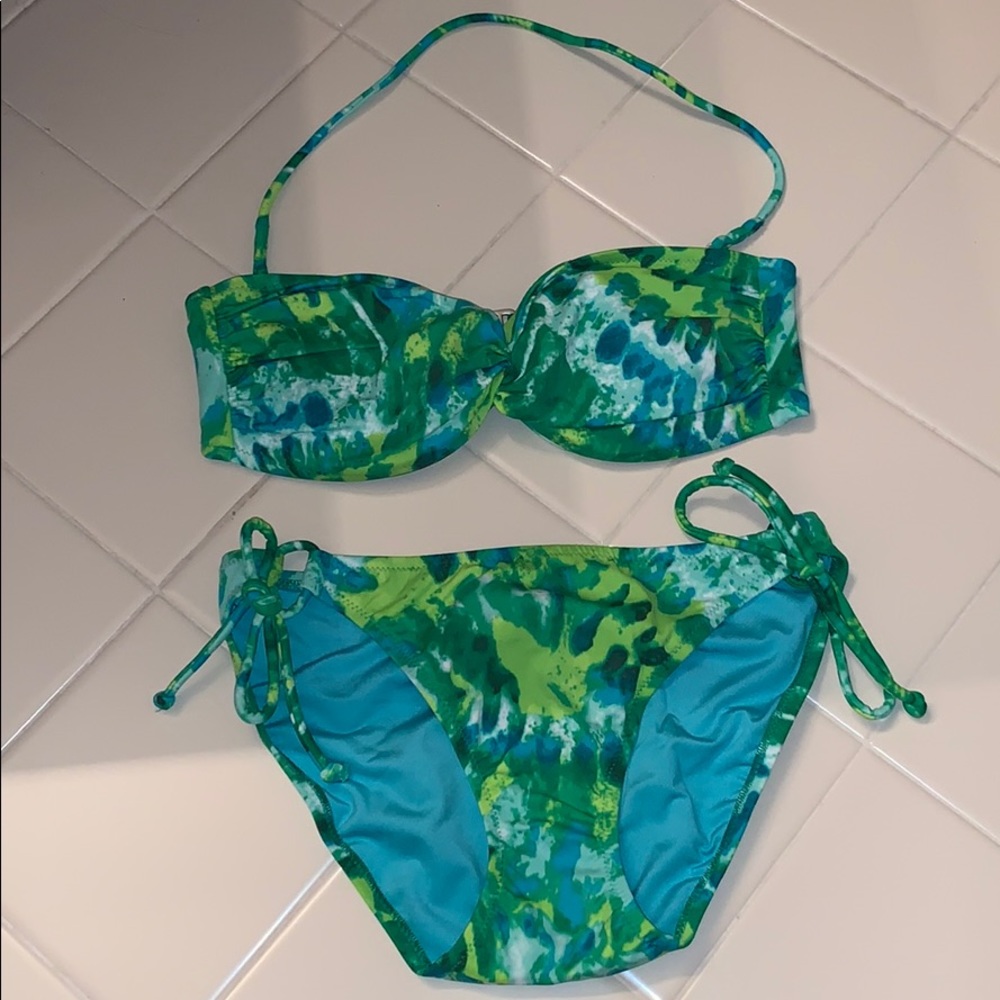 Victoria’s Secret Tie Dye Bandeau Bikini